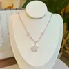 Colgante Pequeño Fresco de Buda de Cristal Natural Cadena para Clavícula de Cristal Shijia Colgante de Calcedonia Collar de Cristal de Nube Propicia