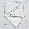 Herramientas para Hornear Manga Pastelera Desechable para Crema de Pastel Galletas Tela Transparente Grande, Mediana y Pequeña Modelos Transparentes
