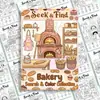 Compra directa transfronteriza de 10 hojas/paquete de dibujos para colorear educativos y divertidos dibujados a mano para niños y pósters cognitivos para colorear de panadería