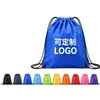 Mochila con Cordón de Tela Oxford Bolsa de Entrenamiento Cordón Maratón Baloncesto Deportes Exterior Nylon Hombro Poliéster Bolsa con Cordón