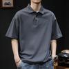 Camisa Polo Pesada Estilo Americano 2024 Nova Camiseta de manga curta masculina verão plus size Moda masculina da marca da moda