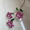 En stock Flor de Simulación 3 Lirios Pequeños Lirio de Solapa Decoración Ceremonial de Boda Foto Flor Paisaje Jardín de Monet