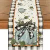 Camino de mesa de calabaza para Acción de Gracias Temporada de otoño Decoración festiva Mantel de mesa para restaurante Mesa de centro de sala de estar Tela para cubrir gabinete de recibidor