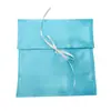 Bolsa de cordón de acetato imitación seda, Pulsera de satén para joyería, Empaque de recuerdo de boda, Pedido personalizado de fábrica