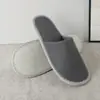 Pantuflas Desechables para Hotel y Casa de Huéspedes, Pantuflas Antideslizantes de Tela de Lino, Pantuflas de Hospitalidad para B&B, Salón de Belleza, Hogar, Venta al por Mayor
