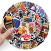 50 Pegatinas de Fútbol Americano, Calcomanías de Graffiti Geniales y Modernas con Temática Deportiva para Decoración de Coche y Patineta
