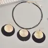 Collar con Colgante Redondo Retro para Mujer, Collar con Colgante de Lujo de Alta Gama Estilo Nuevo, Set de Collares Regalo para el Día de San Valentín para Mujer