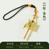 Colgante Vajra Cruzado Estilo Tíbet Recuerdo de Lugar Turístico Punta de Color Rueda Pequeña Adornos Colgantes Pequeños Llavero Adornos Colgantes para Mochila Escolar