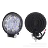 Venda Direta de Fábrica Luz Auxiliar Super Brilhante para Carro Luz de Trabalho LED Redonda 27W Farol Modificado Holofote de Engenharia