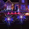 Luzes Solares de Fogos de Artifício LED para Decoração de Jardim ao Ar Livre, Luzes de Gramado, Luzes Solares de Fogos de Artifício para Camping