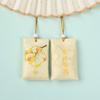 Amuleto de Oración Personalizado Estilo Nuevo de Doce Flores para Bendiciones, Seguridad en el Templo, Accesorios Colgantes Hanfu, Bolsita Vacía de Sachet con Borla