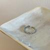 Anillo de micro diamantes con línea ondulada para mujer, diseño de nicho, alto sentido, personalidad abierta, versátil, para dedo índice, estilo frío, nuevo