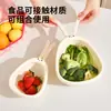 Cesta Drenante Multifuncional para Cozinha com Alça Dobrável, Bacia para Lavar Legumes, Suporte Filtrante, Pia para Lavar Frutas