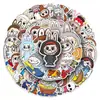 Pegatinas de Casco Labubu Pegatinas Decorativas Personalizadas Dibujos Animados Lindas Modernas Decoración Funda de Teléfono Pegatinas para Botella de Agua Pegatinas para Planificador