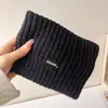 Gorro Grueso de Punto para Mujeres con Cabeza Grande, Holgado y Cálido para Otoño e Invierno, Gorro Slouchy que Hace que la Cara Parezca Más Pequeña, Gorro de Punto con Protección para las Orejas