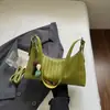 Bolsa de Axila Tecida Cor Sólida Estilo Novo Verão 2026 Bolsa de Mão Casual Moda Grande Capacidade Bolsa Transversal Personalizada