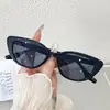 Gafas de Sol de Ojo de Gato para Mujer para Verano, Estilo de Moda Ins, Adelgazantes del Rostro, Populares en TikTok, Lentes de Sol de Moda con Protección UV