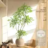 Planta Nandina Aterrizaje Planta en Maceta Interior Grande Biónica Verde Adornos Sala de Estar Lujo Ligero Flor Decorativa Árbol Falso