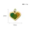Pingente Minimalista de Aço Inoxidável Estilo Japonês e Coreano Pulseira da Sorte e Segurança Charme Colar DIY Feito à Mão Acessórios de Joias
