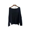Blusa Que Hace la Tarde Más Cómoda ~ Blusa de Lana Tejida Casual para la Tarde Es Holgada, Cómoda, Holgada y con Aspecto Adelgazante