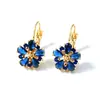Pendientes de Zirconia de Colores Moxi Jewelry al por Mayor de Yunnan, Fabricante al por Mayor de Pendientes de Zirconia en Oro Rosa de Venta Caliente