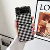 Adecuado para Samsung Zflip 40% de descuento Pantalla Apilada Funda para Teléfono Móvil Flip4 Anillo de Lujo Cuero Antideslizante Zflip3 Funda Dura 7