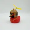 Enfeites de Carro de Pato Quebrando Pato de Natal Andando de Bicicleta Elétrica Decorações de Bicicleta Pato Vermelho Pequeno Interior Pato Amarelo Pequeno