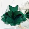 Vestido Formal para Niña para el Primer Cumpleaños, Vestido de Princesa, Nuevo Estilo 2025, Sesión de Fotos, Anfitriona de Festival, Vestido Abullonado, 1 de Junio, Año Nuevo