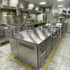 Comedor para personal de restaurante, escuela, hotel comercial, cocina, banco de trabajo integrado
