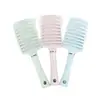 Peine Portátil para Peinar el Cabello con Dientes Anchos y Diseño Hueco para Cabello Largo y Rizos