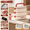 Lonchera Térmica de Acero Inoxidable para Oficinista, Apta para Microondas, Estudiante, Multicapa de Gran Capacidad, Caja Bento para Preparación de Comidas, Bolsa de Transporte