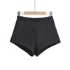 Novos shorts femininos de primavera e verão, cintura alta em V pequeno, moda de rua, estilo europeu e americano, hot pants, shorts boxer, ins