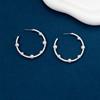 Suministro directo de fábrica Europa y Estados Unidos Amazon AliExpress cadena de garra 45 mm strass perla pendientes redondos pendientes para mujer