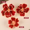 Suministros de boda flores plisadas de boda decoración de boda para sala de estar flores de papel crepé juego de diseño de sala de bodas flor de papel de tirar flor de arte de papel