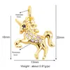 S72 Accesorios para Joyería DIY Mini Lindo Unicornio Conejo Caracol Oveja Caballo de Troya Animal Colgante Pequeño