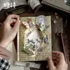 Pacote de Adesivos de Papel Kraft Branco Poetry Sugar - Série Borboleta Decoração para Diário DIY 25 Folhas 6 Designs