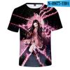 Mingcall Hui fábrica de prendas de roble juego impresión 3D camiseta de manga corta para adulto