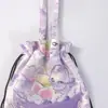 Bolsa de Ombro com Cordão Jacquard de Lona Personalizada de Desenho Animado Bolsa de Armazenamento Casual para Estudante Personalização no Atacado