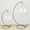 Colgador de botella de micro paisajismo decorativo para el hogar semicircular al por mayor, soporte de hierro, soporte de fijación para lámpara LED, soporte de gancho