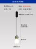Luminária pendente para quarto infantil boneco de neve abajur pequeno de cabeceira lustre pequeno moderno minimalista quarto 2023 novo estilo francês creme