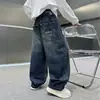Ropa para niños para niños, pantalones de primavera y otoño, nuevos jeans casuales de otoño 2026 para niños mayores, pantalones largos de otoño