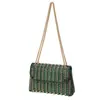 Bolso de Noche Transfronterizo 2024 Nuevo Totalmente Incrustado con Diamantes Bolso de Mano Brillante con Cadena de Alta Gama Bolso de Noche Bolso de Hombro de Moda
