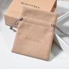 Precio al por mayor de fábrica y al por menor Opcional multicolor Fajín con cordón Bolsa para joyas de microfibra Bolsa para joyas Logo impreso