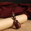 Llavero Colgante para Coche Sandalo Un Cubo de Oro para Hombres y Mujeres Cadena Creativa para Teléfono Móvil Colgante para Llavero