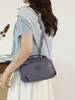Nova Bolsa Transversal Multicamadas 2026, Bolsa de Tecido Portátil Casual Versátil com Múltiplos Bolsos, Bolsa de Ombro Leve Resistente à Água para Mulheres