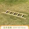 Jardín de Infancia Caja de Juegos Anji Barra de Equilibrio Infantil Marco de Trepa con Rodillos Escalera de Madera Carbonizada Equipo de Entrenamiento Sensorial para Exteriores