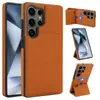 Adequado para Samsung S25Ultra Inserção de Cartão 70% de Desconto Capa de Celular com Suporte Dobrável Capa de Couro Protetora para Samsung S24Plus