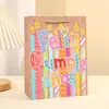 Bolsa de Regalo Casual de Dibujos Animados Regalo de Cumpleaños Regalo Navideño Bolsa de Papel Bolsa de Empaque de Regalo Linda