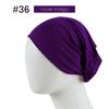 Gorro de Tubo de Color Sólido Transfronterizo, Gorro Base, Alta Elasticidad, Algodón Merceizado, Calentador de Cuello para Mujer, Gorro Base