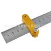 Localizador de regla ajustable de aleación de aluminio, regla de acero, trazador deslizante, soporte para trazador de carpintería